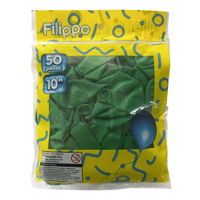 Imagen de Globo 10" FILIPPO verde oscuro, bolsa x50