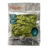 Imagen de Globo 10" x50 FILIPPO cromado verde