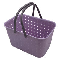 Imagen de Canasto cesto de plástico, varios colores