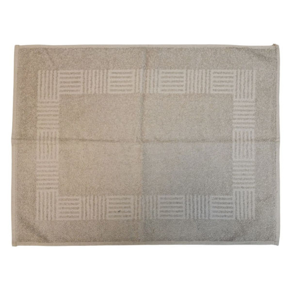 Imagen de Alfombra para baño de algodón, beige, Berlina by Teka