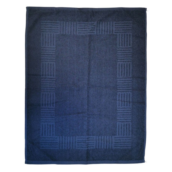 Imagen de Alfombra para baño de algodón, azul, Berlina by Teka