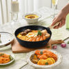 Imagen de Sartén wok antiadherente 24cm con tapa de vidrio, compatible con todo tipo de hornalla, en caja, WINNING STAR