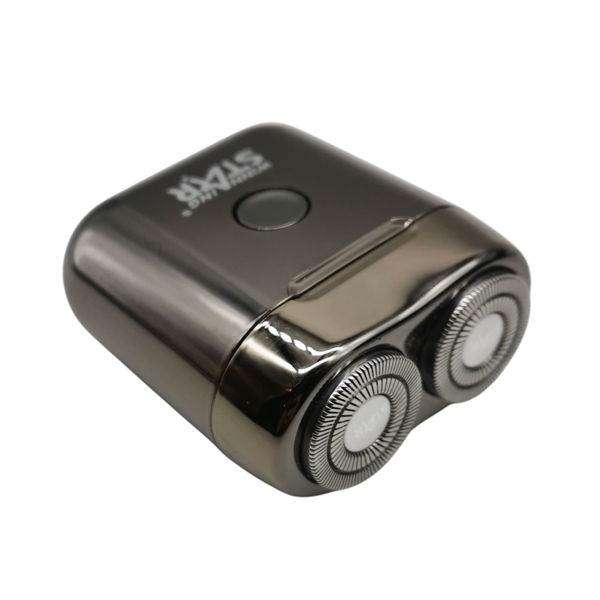 Imagen de Afeitadora 2 cabezales, de viaje con recarga USB, con estuche, 3W en caja, WINNING STAR