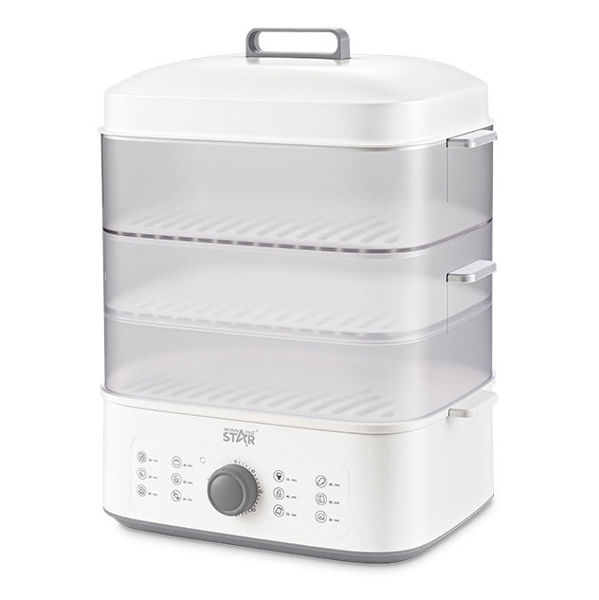 Imagen de Vaporera eléctrica 3 niveles, 14,5L, 850W, en caja, WINNING STAR