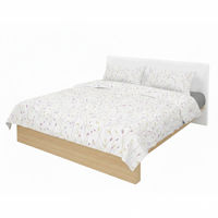 Imagen de Sábanas Queen size Berlina by Teka, con diseño, 158x198x30 250x220 50x70cm, set de 4 piezas 50% poliéster 50% algodón, 160 hilos, en sobre de PVC