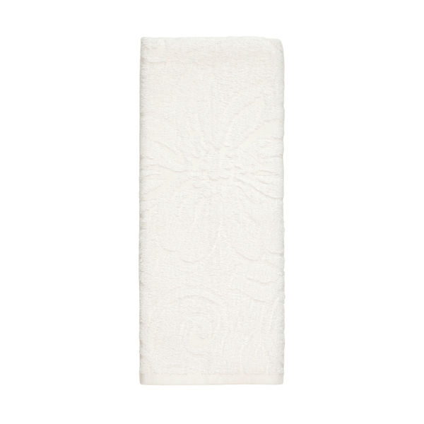 Imagen de Toalla de baño, 100% algodón, 70x140cm, 450g, jacquard blanco, Berlina by Teka