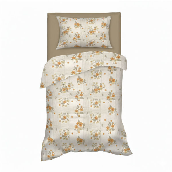 Imagen de Sábanas 1 plaza Berlina by Teka, con diseño, 88x188x30 140x220 50x70cm, set de 3 piezas, 50% poliéster 50% algodón, 160 hilos,en sobre de PVC