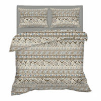 Imagen de Sábanas 2 plazas Berlina by Teka, con diseño, 138x188x30 200x220 50x70cm, set de 3 piezas 50% poliéster 50% algodón, 160 hilos, en sobre de PVC