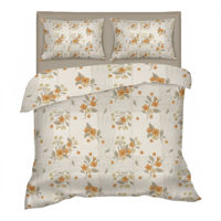 Imagen de Sábanas 2 plazas Berlina by Teka, con diseño, 138x188x30 200x220 50x70cm, set de 3 piezas 50% poliéster 50% algodón, 160 hilos, en sobre de PVC