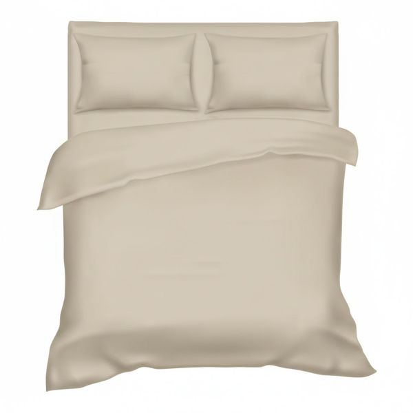 Imagen de Sábanas Queen size Berlina by Teka, con diseño, 158x198x30 250x220 50x70cm, set de 3 piezas 50% poliéster 50% algodón, 160 hilos, en sobre de PVC