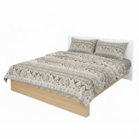 Imagen de Sábanas Queen size Berlina by Teka, con diseño, 158x198x30 250x220 50x70cm, set de 3 piezas 50% poliéster 50% algodón, 160 hilos, en sobre de PVC