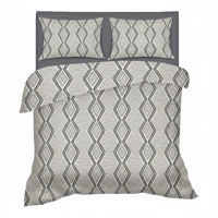 Imagen de Sábanas 2 plazas Berlina by Teka, con diseño, 138x188x30 200x220 50x70cm, set de 3 piezas 100% algodón, 120 hilos, en sobre de PVC