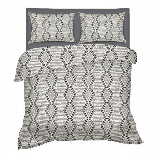 Imagen de Sábanas 2 plazas Berlina by Teka, con diseño, 138x188x30 200x220 50x70cm, set de 3 piezas 100% algodón, 120 hilos, en sobre de PVC