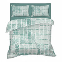 Imagen de Sábanas 2 plazas Berlina by Teka, con diseño, 138x188x30 200x220 50x70cm, set de 3 piezas 100% algodón, 120 hilos, en sobre de PVC