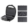 Imagen de Sandwichera, wafflera, plancha, placas intercambiables, en caja, 800W, WINNING STAR
