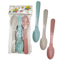 Imagen de Cuchara de plástico x12, varios colores