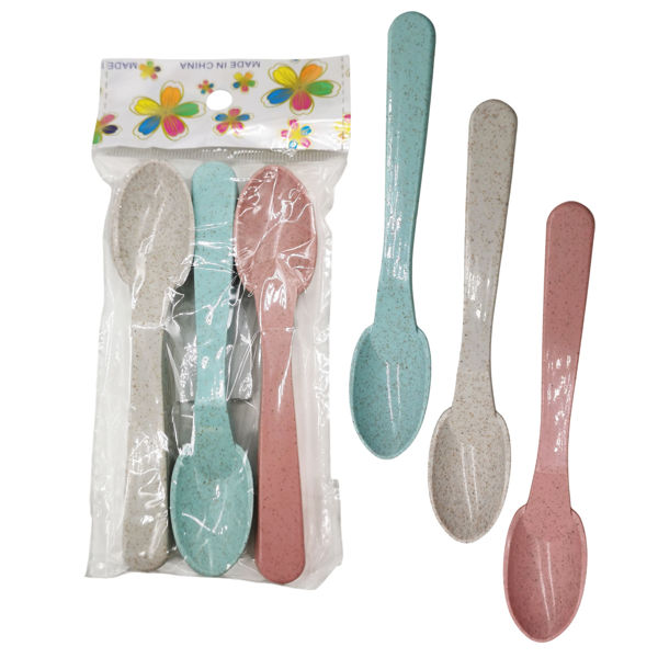 Imagen de Cuchara de plástico x12, varios colores