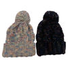Imagen de Gorro de adulto tejido, con pompón
