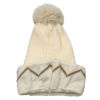 Imagen de Gorro de adulto tejido, forrado con pompón, varios colores