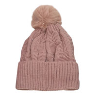 Imagen de Gorro de adulto tejido, con pompón