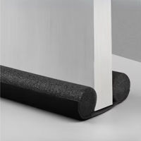 Imagen de Burlete zócalo doble de espuma, ajustable 10x97cm, 2 colores, en bolsa