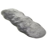 Imagen de Alfombra peluda, irregular, varios colores