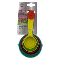 Imagen de Tazas medidoras de plástico x5, en cartón