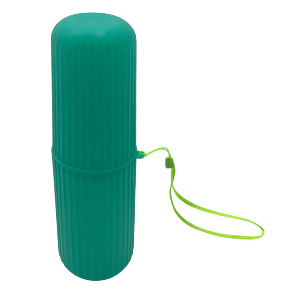 Imagen de Estuche de plástico para pasta y cepillo de dientes, varios colores