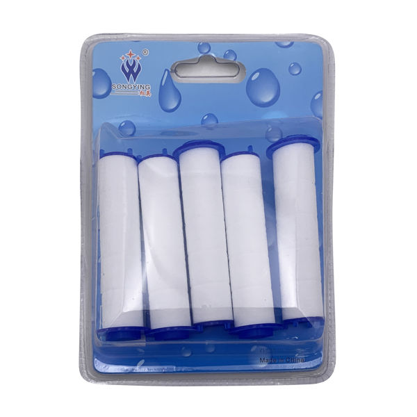 Imagen de Filtro de agua para cabezal de ducha, 5 unidades, en blister