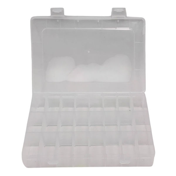 Imagen de Caja organizadora de plástico con 24 divisiones