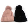 Imagen de Gorro de adulto tejido, forrado con pompón, varios colores