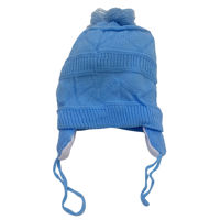 Imagen de Gorro infantil tejido, forrado, con orejeras, varios colores