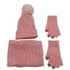 Imagen de Gorro infantil, forrado con bufanda y guantes, 2 colores