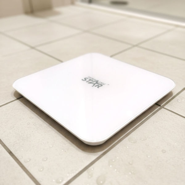 Imagen de Balanza de baño, de vidrio espesado, hasta 180kg, 3AAA, en caja, WINNING STAR