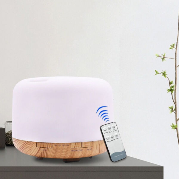Imagen de Humidificador/difusor, con luz led, control remoto en caja, varios colores