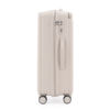 Imagen de Valijas Berlina x3 BEIGE, rígidas, ruedas omnidireccionales 360, manija telescópica ancha, tranca numérica, correa para ajustar ropa, bolsillo interior con cierre