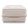 Imagen de Valijas Berlina x3 BEIGE, rígidas, ruedas omnidireccionales 360, manija telescópica ancha, tranca numérica, correa para ajustar ropa, bolsillo interior con cierre