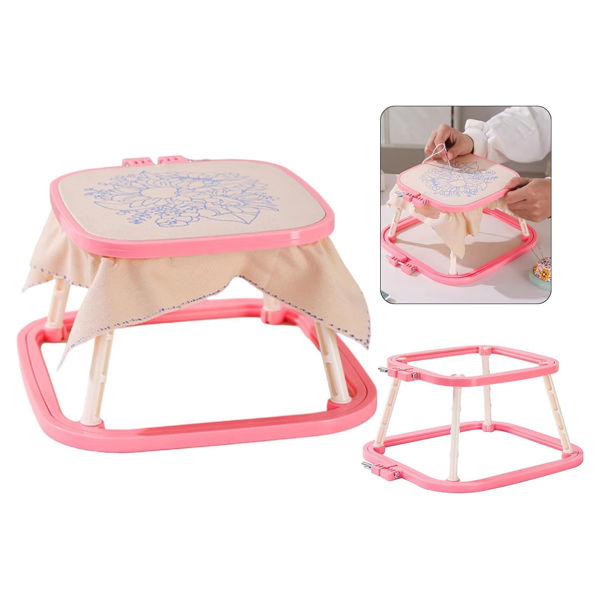 Imagen de Bastidor para bordado de plástico doble, en caja varios colores