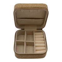 Imagen de Alhajero símil corcho, con cierre