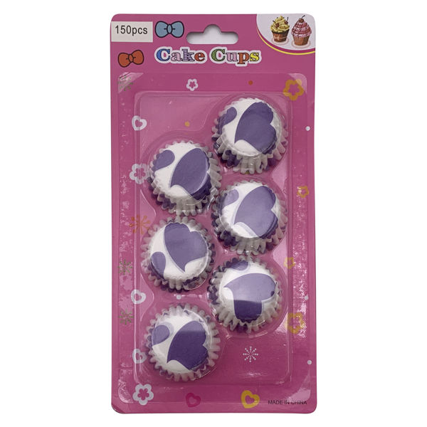 Imagen de Molde de papel pirotines para bombones x150, en blister, varios colores