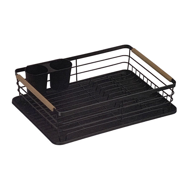 Imagen de Escurridor de platos, de metal, con bandeja, en caja