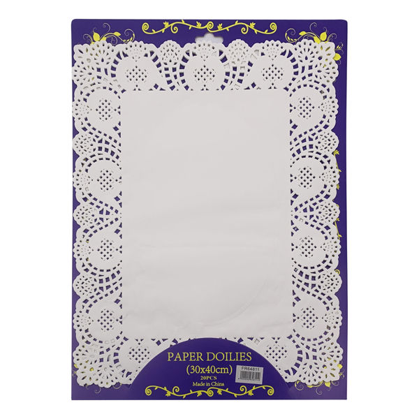 Imagen de Rodal blonda de papel, para tortas, x20, en bolsa