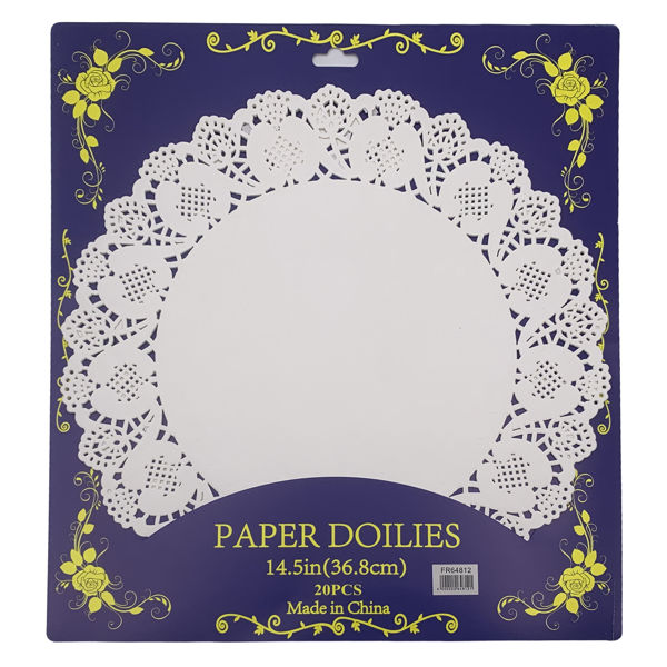 Imagen de Rodal blonda de papel, para tortas, x20, en bolsa