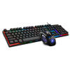 Imagen de Teclado y mouse óptico gamer con cable, retroiluminado, varios colores, AN-300 IMICE, en caja
