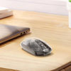 Imagen de Mouse óptico inalámbrico recargable transparente, varios colores, T400 IMICE, en caja