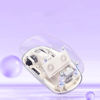 Imagen de Mouse óptico inalámbrico recargable transparente, varios colores, T400 IMICE, en caja
