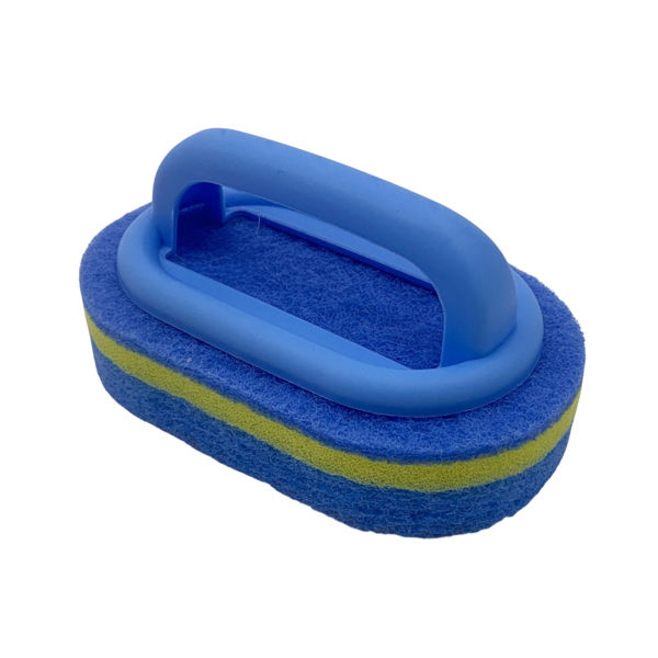 Imagen de Esponja multiuso con mango de plástico, varios colores