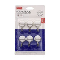 Imagen de Gancho multiuso adhesivo x6, en blister