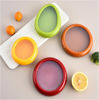 Imagen de Protector de alimentos de silicona, borde de plástico x4, varios modelos