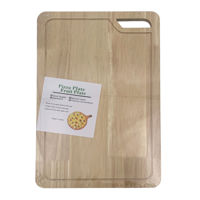 Imagen de Tabla para cocina de madera, con asa